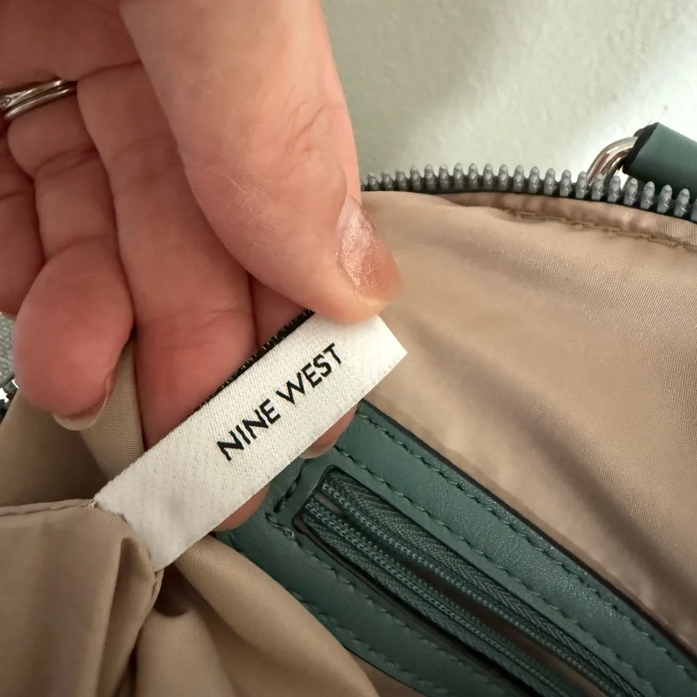 Nine West Teal Crossbody Purse with Bow